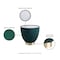 Manhattan Comfort Round End Table 1.0 and End Table 2.0 Set of 2, 18.43 in L, Stainless Steel, Green 2-AT03-GR - alternate 8
